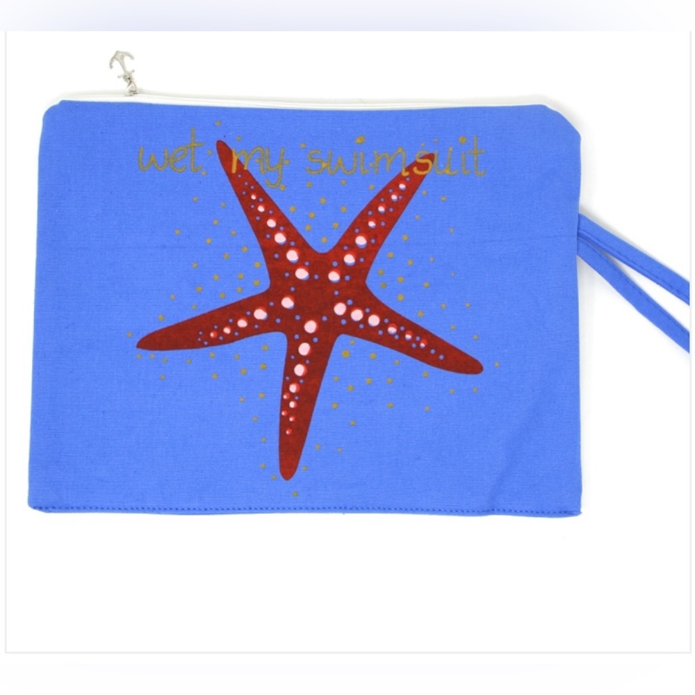 SALE Wet Bikini Swimsuit Bag Water Proof 12” x 7” NWT